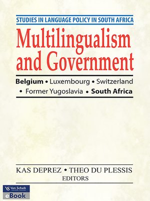 cover image of Multilingualism and Government